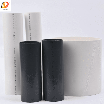 PVC irrigation pipe and fittings
