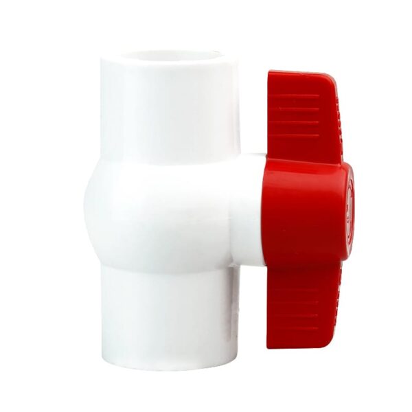 PVC white ball valve